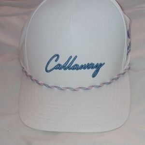 Callaway NWT Vahalla Golf Club Cap with Blue Embroidery. Snap Back.